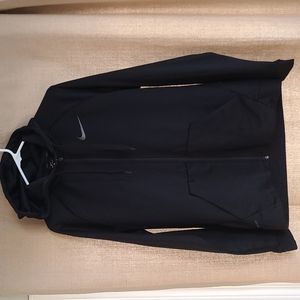 Nike zip-up hoodie. Black on black